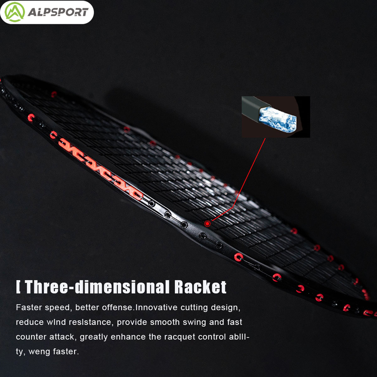 Alpsport MH-V5 5U 75g Волнисты – обзор и цена Badminton Photo